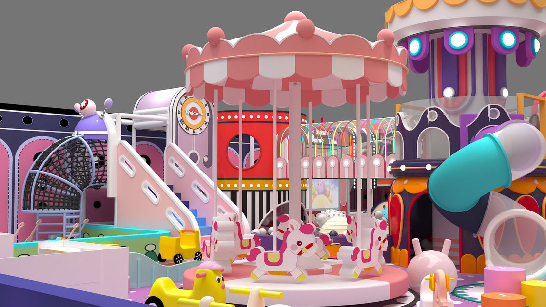 Επικίνδυνα εμπορικά εξοπλισμός παιδικού χώρου ασφαλή για παιδιά πολύχρωμα εσωτερικό εξοπλισμό παιδικού χώρου για το σπίτι