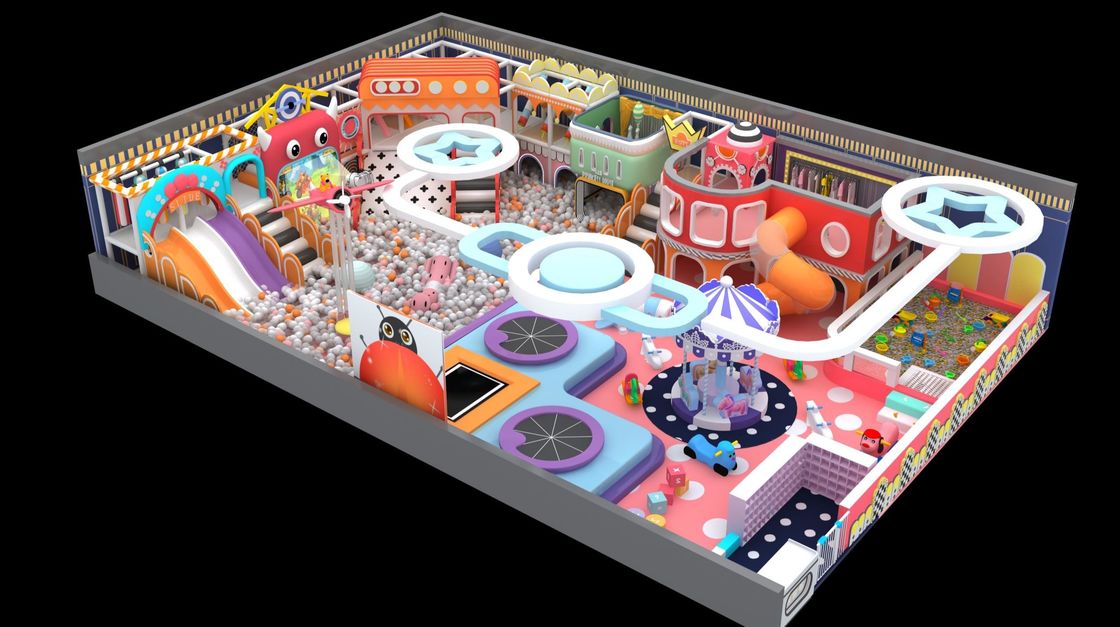 Επικίνδυνα εμπορικά εξοπλισμός παιδικού χώρου ασφαλή για παιδιά πολύχρωμα εσωτερικό εξοπλισμό παιδικού χώρου για το σπίτι