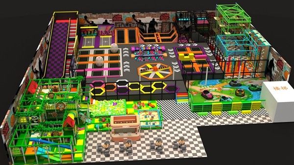 Παρασκευαστές Πάρκου Τραμπολίνου Εμπορικά Μεγάλα Παιδιά Πηδώντας Αθλητικά Πάρκο Τραμπολίνου Με Κουμπί Μπάσκετ