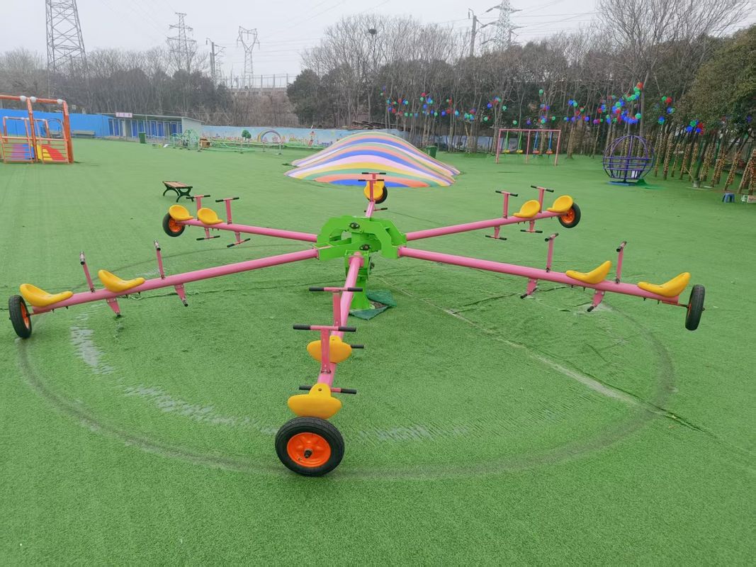 Ακίνητη κούνια πάρκου για παιδιά, πολλαπλών ατόμων, παιδική χαρά εξωτερικού χώρου, κούνια με γαλβανισμένο σωλήνα