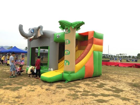 Παιδιά Παιδιά Πνευματώδες Κάστρο Εξωτερικό Ενδοσωματικό Ανατινάξτε Αναπηδικό Σπίτι Προσαρμοσμένο λογότυπο