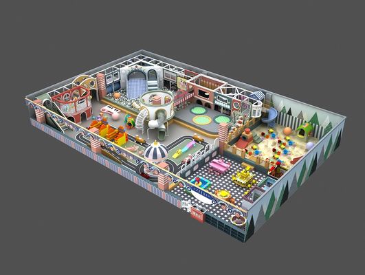 Παιδικός εξοπλισμός για μαλακά παιχνίδια Προσαρμοσμένο εσωτερικό εμπορικό εξοπλισμό παιδικής χαράς